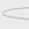 Tennis Necklace in White Gold and Diamonds - White Gold & White -  - 2 | CELINE