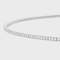 테니스 목걸이 - 화이트 골드 & 다이아몬드 - 화이트 골드 & 화이트 -  - 2 | CELINE