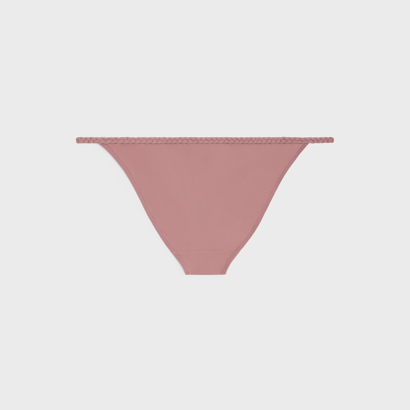 triomphe swimsuit bottom in matte jersey - Rose Pass&eacute; -  - 1 | CELINE