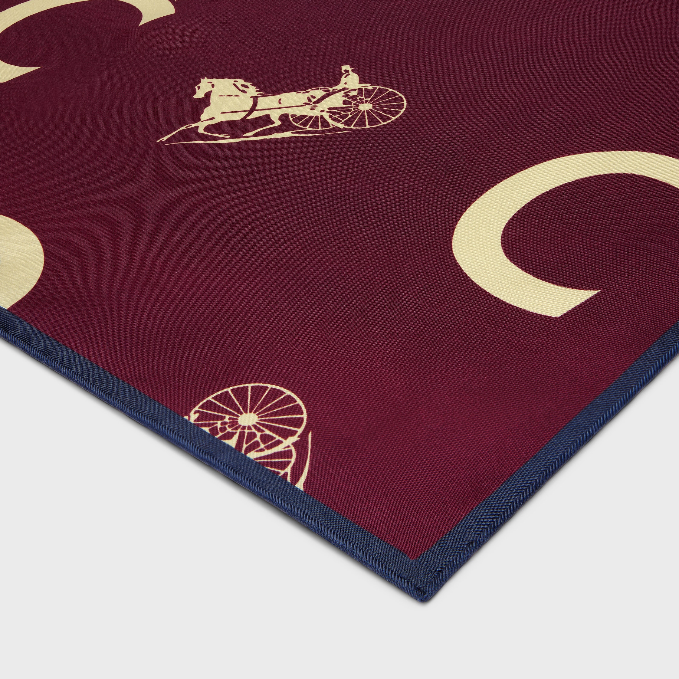 スクエアスカーフ / シルクツイル - フォックスレッド / ブラウン | CELINE