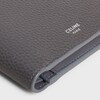 Bi-fold Wallet IN GRAINED CALFSKIN - GREY - WALLETS - 5 | CELINE