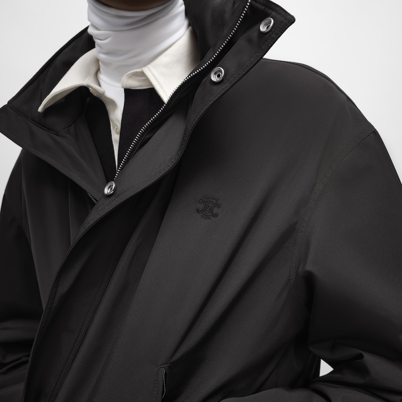 WINDBREAKER IN nylon twill - BLACK -  - 1 | CELINE
