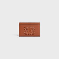 Card holder IN smooth lambskin - TAN - ESSENTIALS - 1 | CELINE