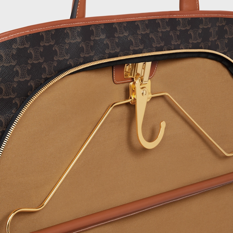 Housse pour Vêtement Toile Triomphe et Veau - TAN - CELINE MAISON - 1 | CELINE