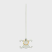 TRIOMPHE BAG CHARM IN SMOOTH CALFSKIN - JADE - BAG CHARMS - 1 | CELINE