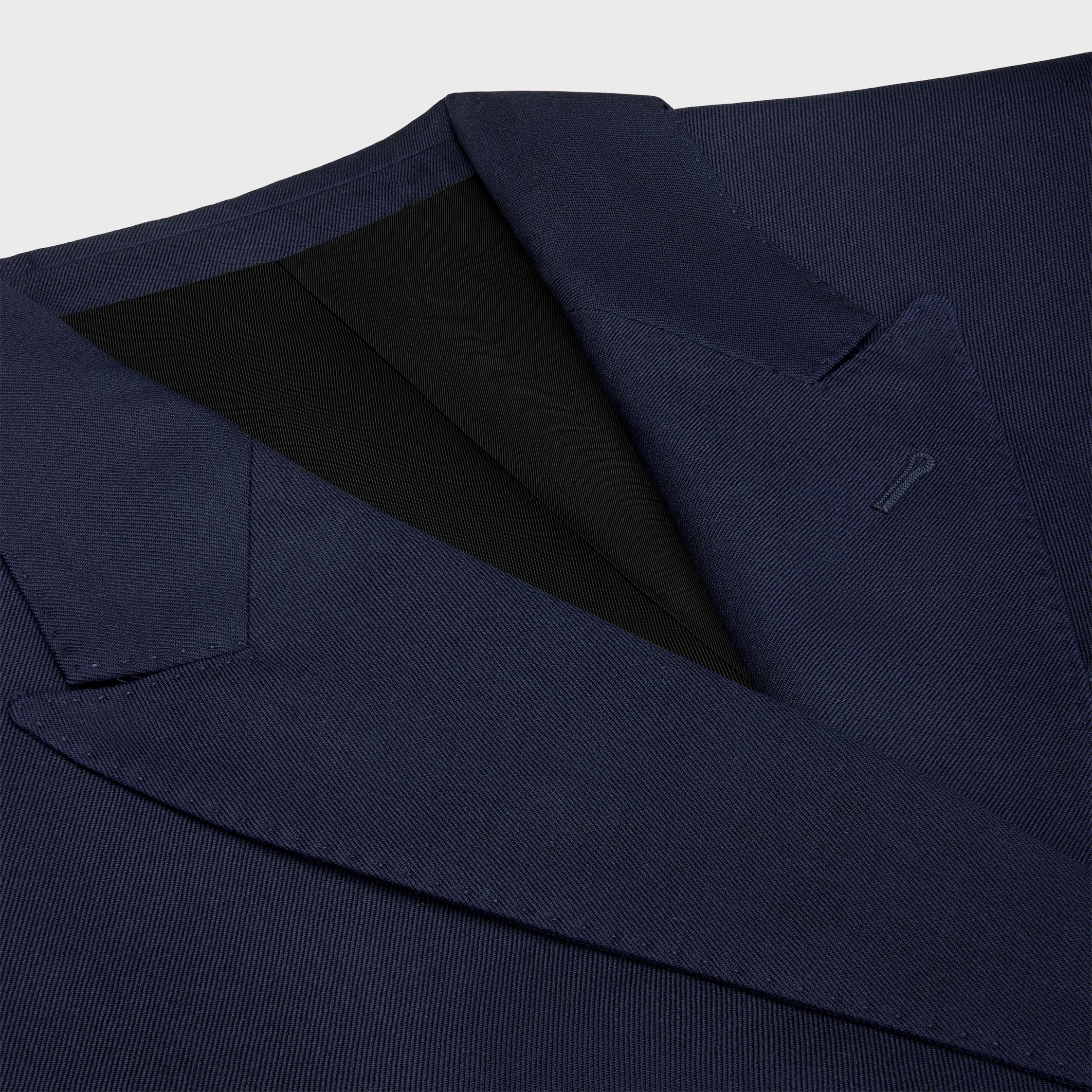 CAMDEN JACKET IN WOOL GABARDINE - INK | CELINE