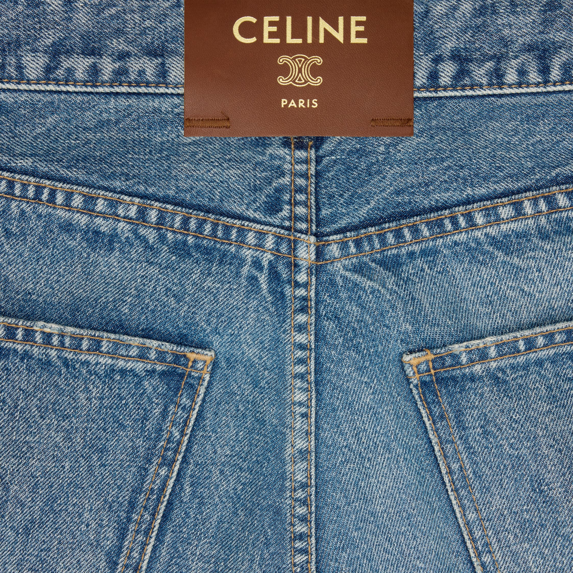 値下げ中❗️CELINE ストレートデニム ダークブルー DENIM - BLUE WOMEN | CELINE