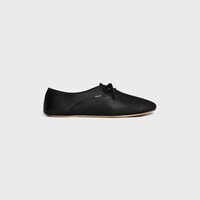 BALLET LACE-UP SHOE IN LAMBSKIN - BLACK -  - 1 | CELINE