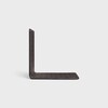 BOOKEND IN LAMBSKIN WITH TRIOMPHE CANVAS PRINT - BLACK / TAN - STATIONERY - 1 | CELINE