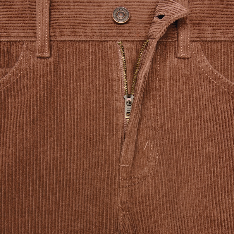 VAQUEROS JOLENE DE PANA - LAVADO A LA PIEDRA TEJA CLARO -  - 1 | CELINE