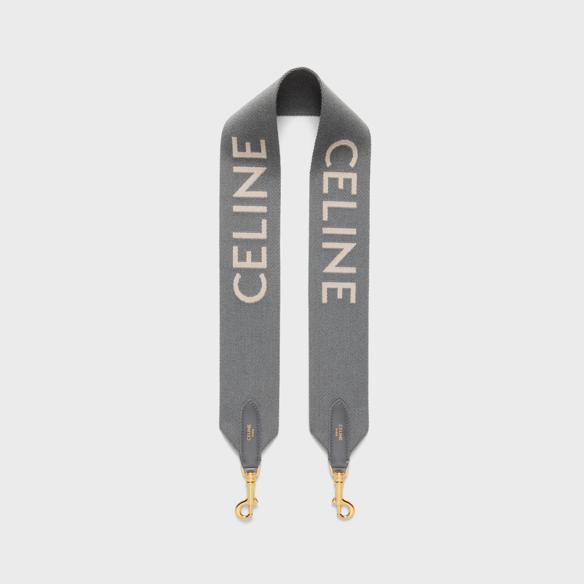 CELINE ジャカード　ショートストラップ　ウール 大好評【CELINE】ジャカードウールショートストラップ☆3色展開