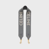 숏 스트랩 - CELINE 자카드 울 - 그레이 / 화이트 - 참 및 액세서리 - 1 | CELINE