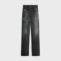 kitty jeans in black ice rinse wash denim - BLACK ICE RINSE -  - 1 | CELINE