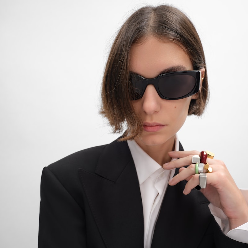 Journey sunglasses in Acetate - BLACK -  - 1 | CELINE