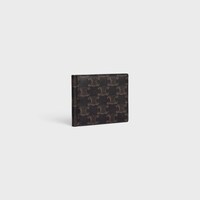 bill clip wallet IN Triomphe Canvas - BLACK - TRIOMPHE CANVAS - 2 | CELINE