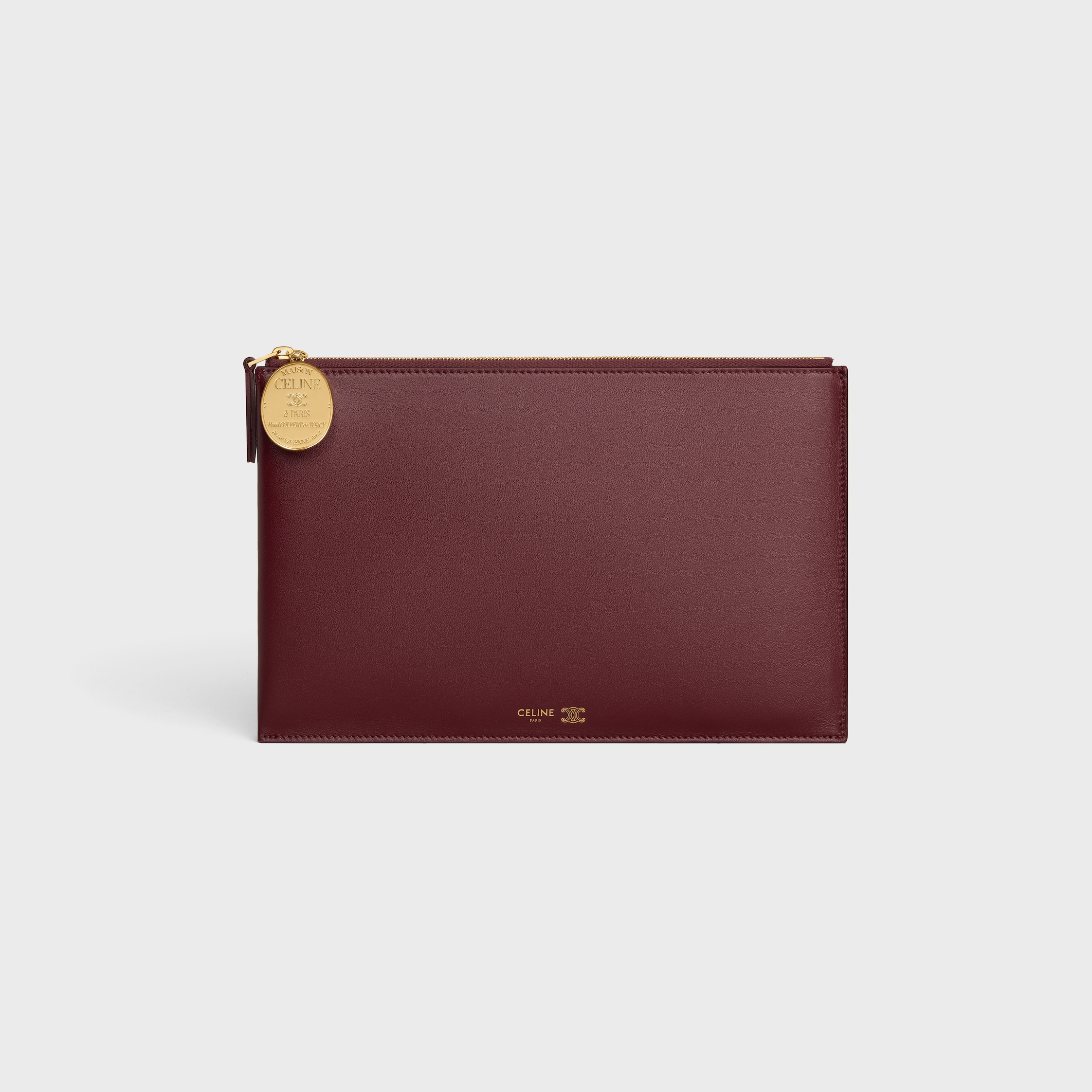 瑠衣　CELINE ブラウンポーチ イタリア製 ポーチ＆モバイルアクセサリー レディース | CELINE | セリーヌ公式