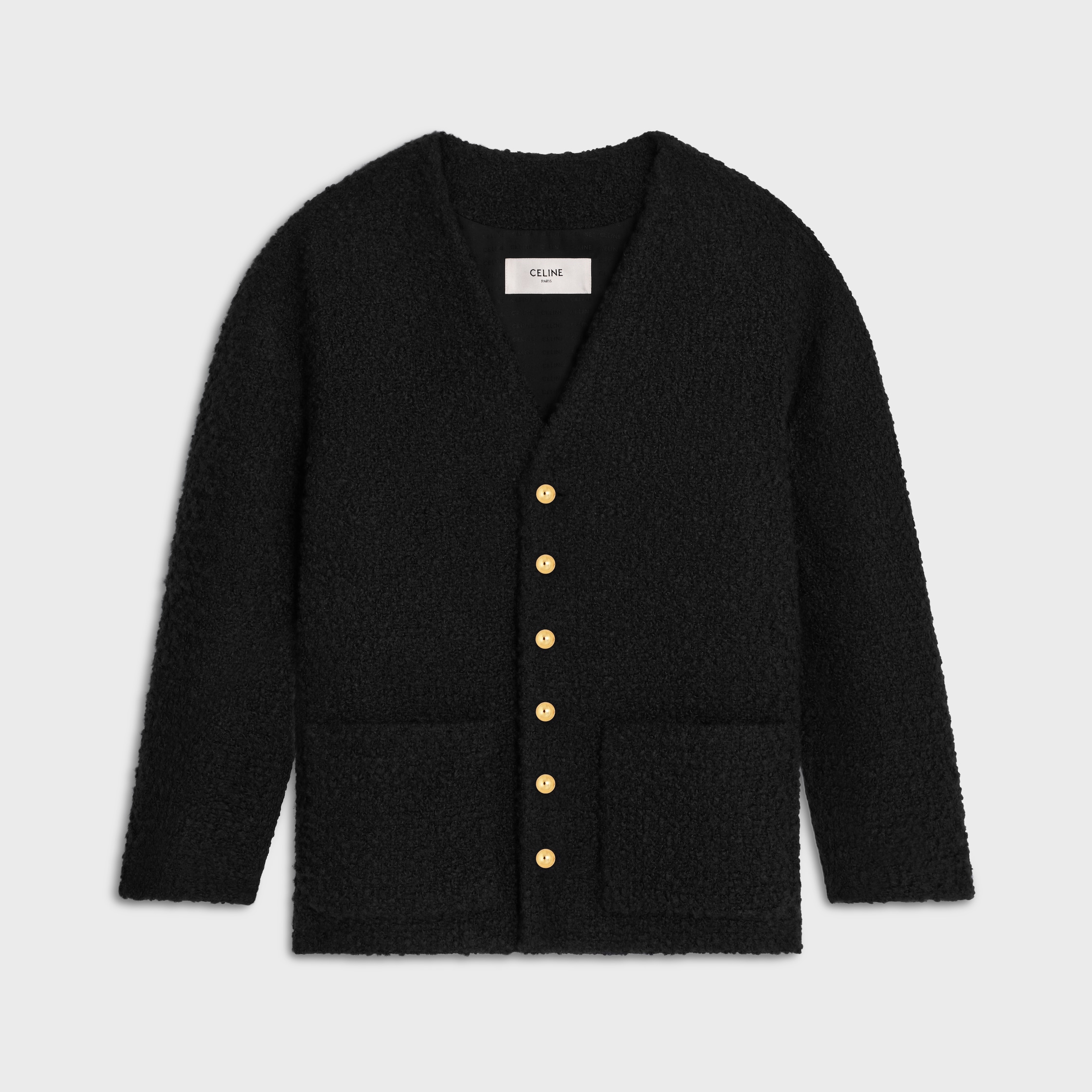 ジャケット CELINE | ALLURE JACKET IN BOUCLE TWEED 2V99P764L.03AB 2V39J593V-38NO_1_FW24_P2_W.tif