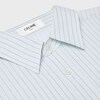cropped shirt IN COTTON CHAMBRAY - GLACIER/BLACK -  - 3 | CELINE