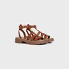 CELINE CLEA TRIOMPHE GLADIATOR SANDAL in CALFSKIN - VEGETAL TANNING - TAN -  - 2 | CELINE
