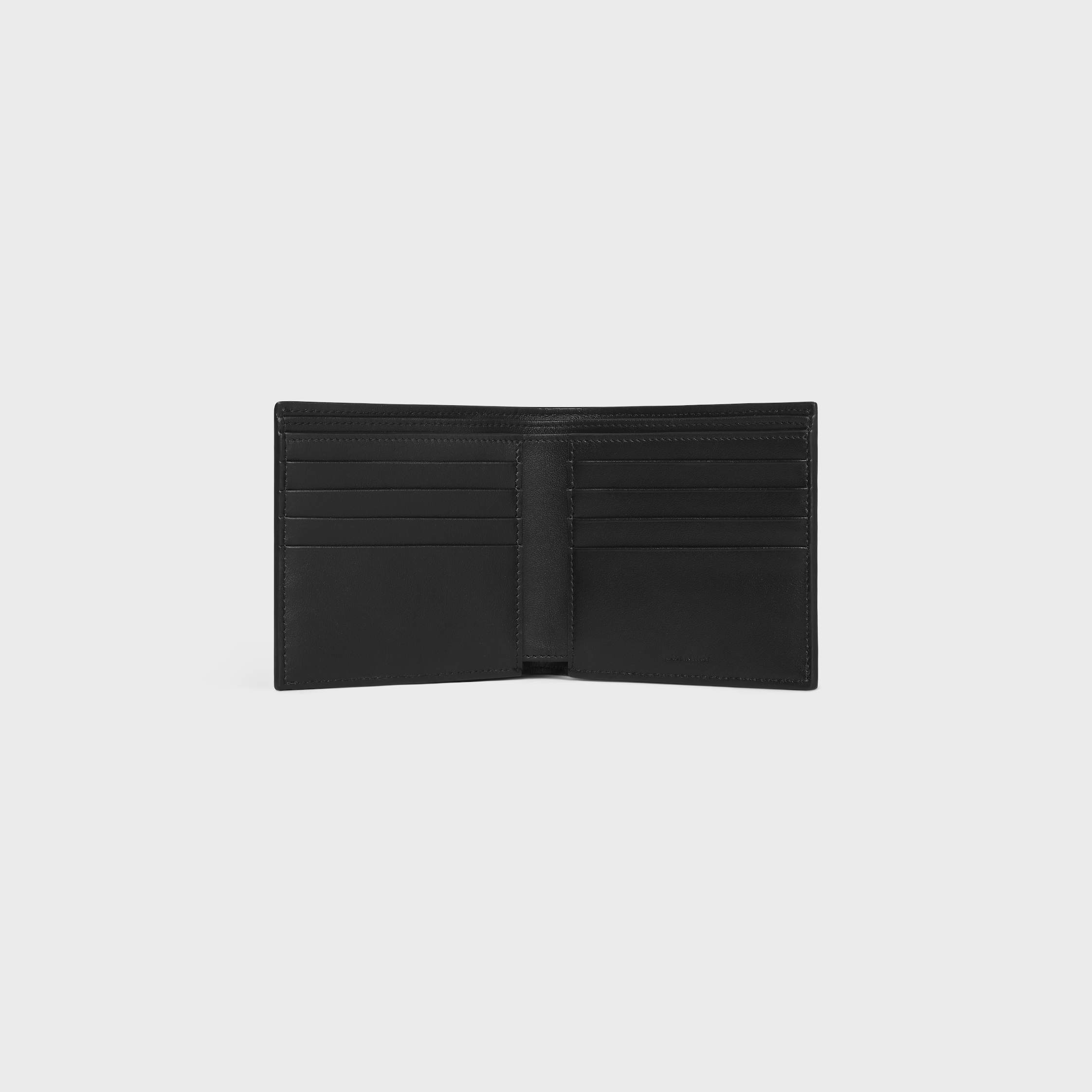 Bi-fold card holder IN Calfskin with triomphe embossed