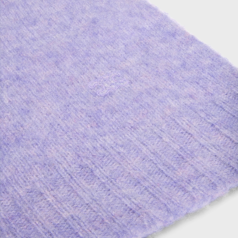 雪特兰羊毛圆领套头衫 - 浅紫色 -  - 1 | CELINE