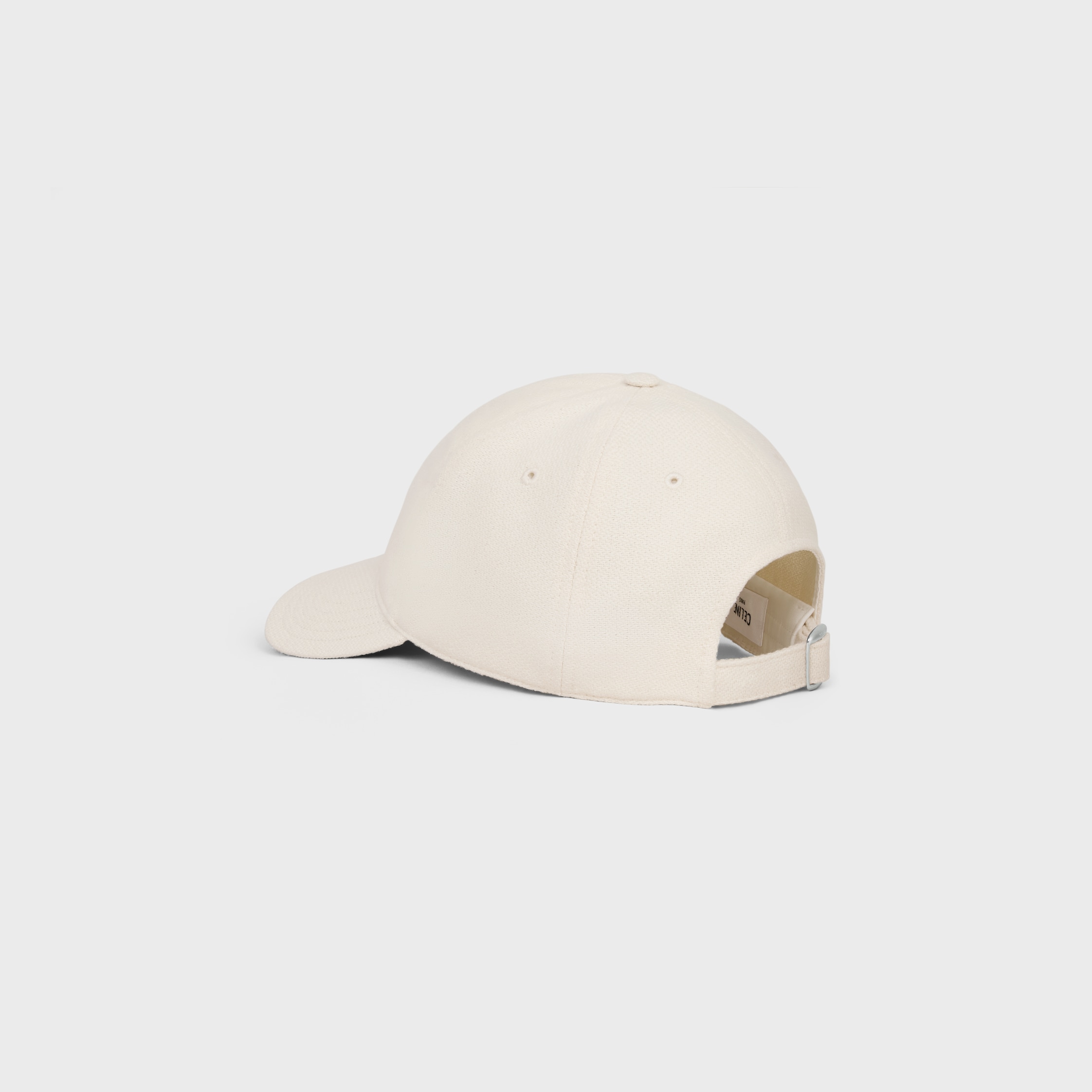 CELINE｜ (TRIOMPHE BASEBALL CAP IN WOOL (AA049350Q 01OW) TRIOMPHE BASEBALL CAP IN WOOL - | CELINE