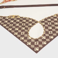 bandana IN silk twill - CREAM/BROWN/TAN -  - 2 | CELINE