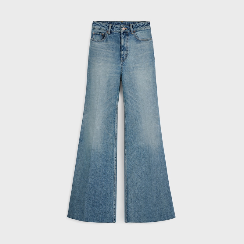 flare jeans 001 in denim - VIVIENNE GLASS -  - 1 | CELINE