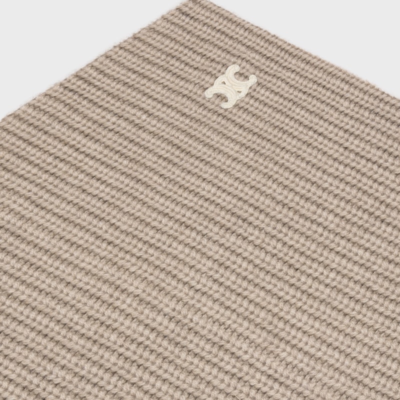 neckwarmer IN SEAMLESS CASHMERE - OATMEAL -  - 1 | CELINE