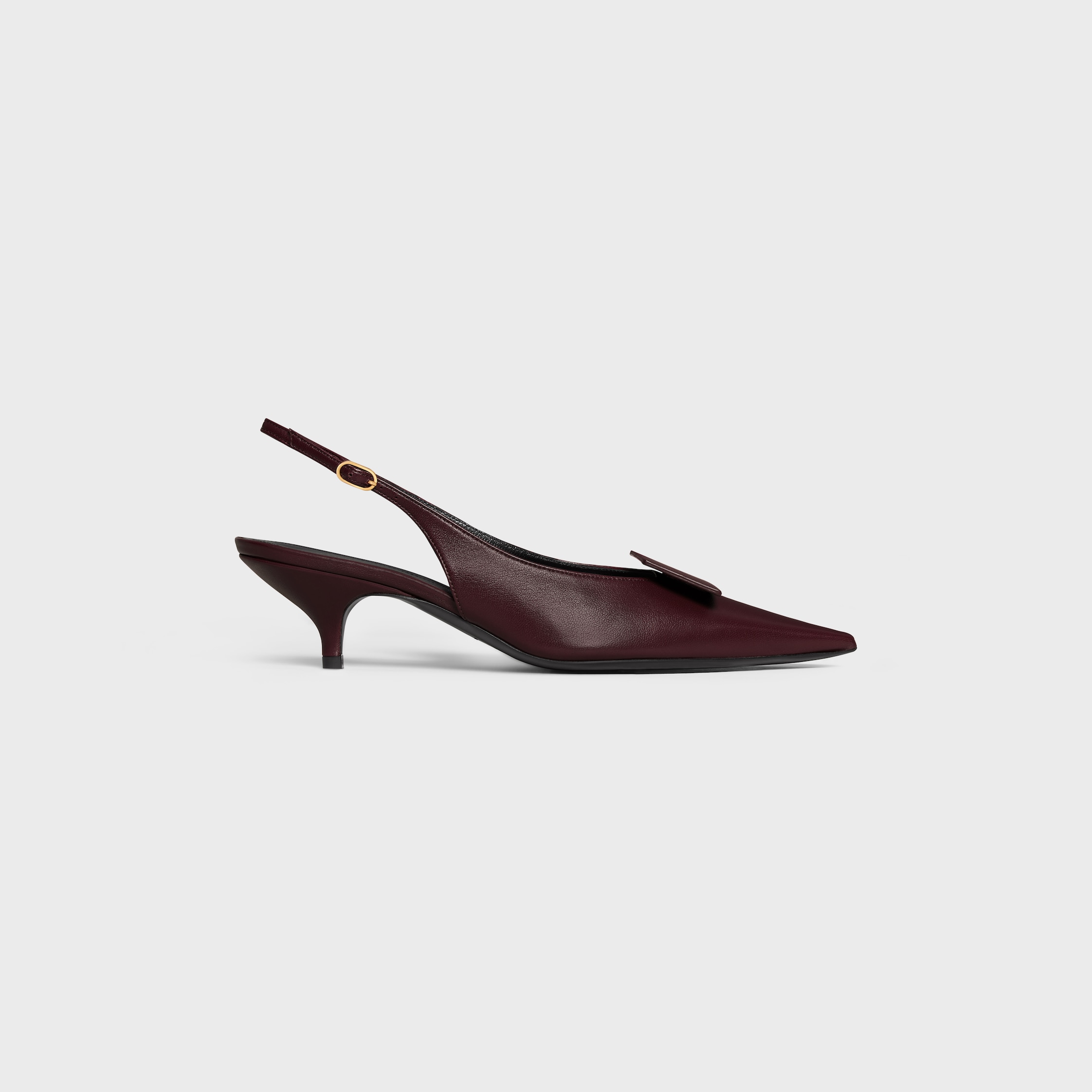 SIGNATURE SLINGBACK IN LAMBSKIN - BLACK | CELINE