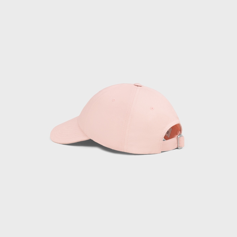 Celine棉質斜紋布richelieu帽 - PALE PINK -  - 1 | CELINE