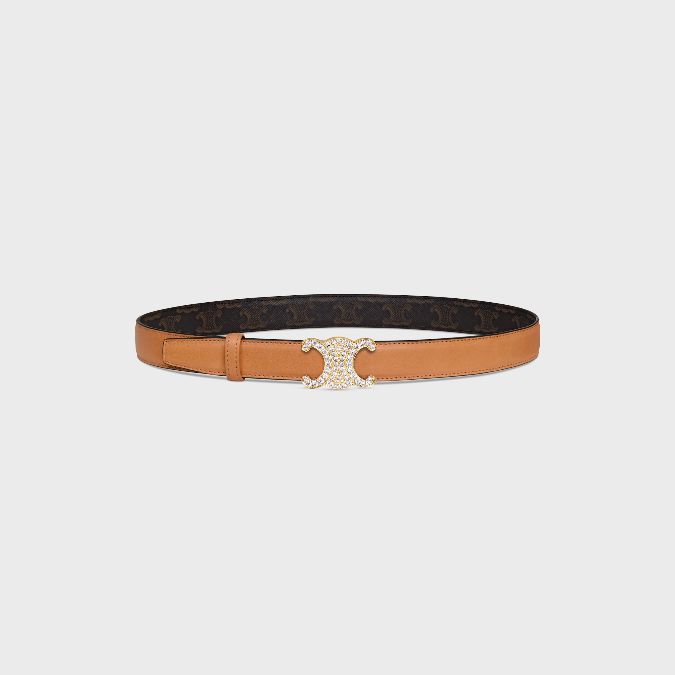 celine ベルト 楽天市場】【中古】CELINEクロコダイル型押しレザーベルト BC-01 18MM
