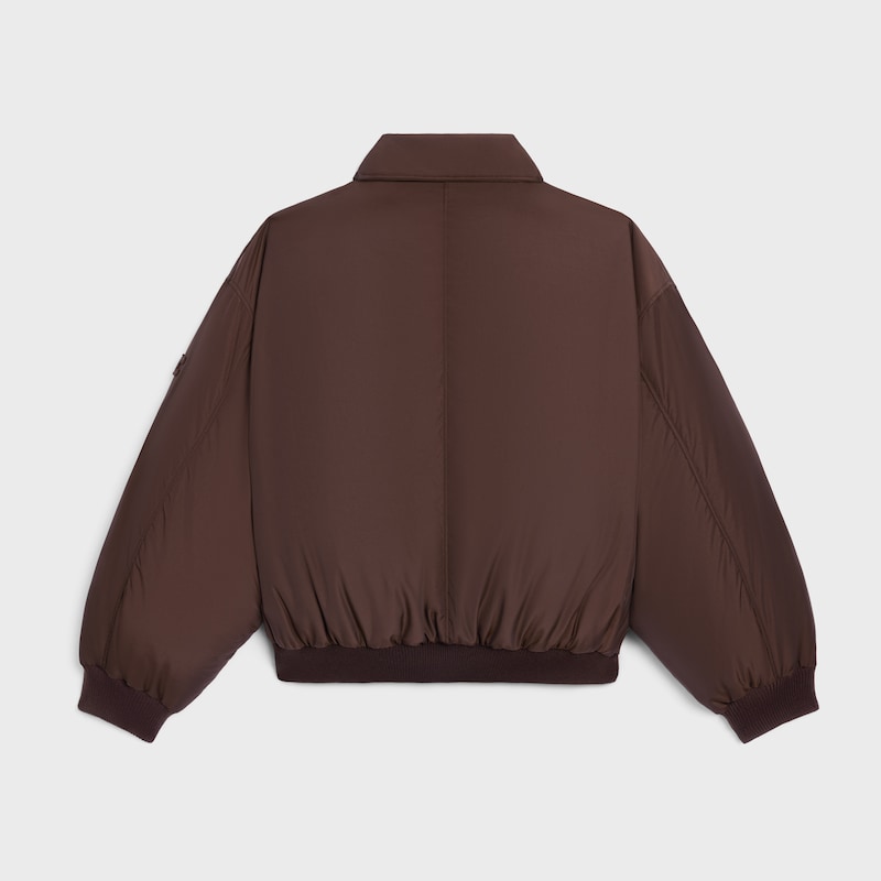 羽絨夾克 - 巧克力色 -  - 1 | CELINE
