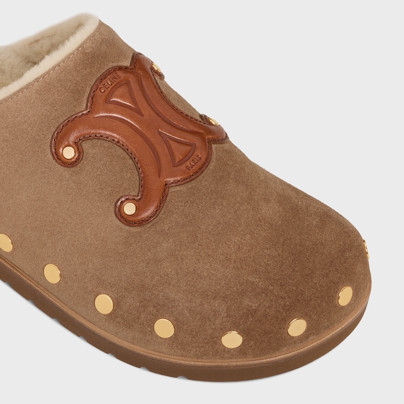 CELINE PITEA CLOG IN Calfskin - PEANUT -  - 1 | CELINE