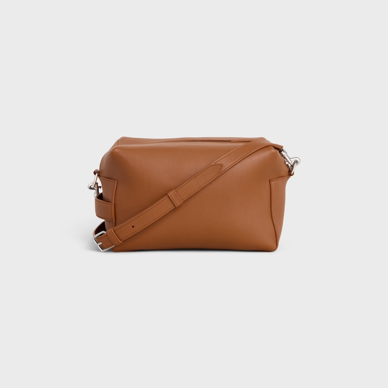 CROSSBODY BAG TAKE AWAY IN SMOOTH CALFSKIN - SOFT TAN / BLACK - NEW - 1 | CELINE
