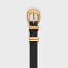 스몰 18MM 웨스턴 벨트 - 토뤼옹 가죽 - 블랙 -  - 3 | CELINE