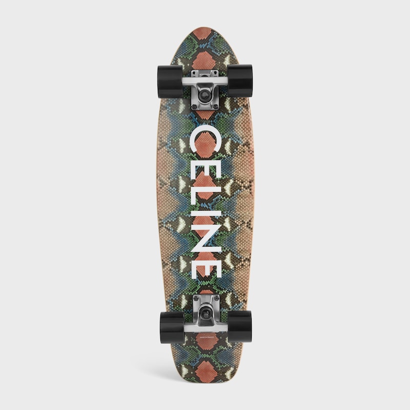 MINI CRUISER in Wood with Python and Celine print - MULTICOLOR -  - 1 | CELINE
