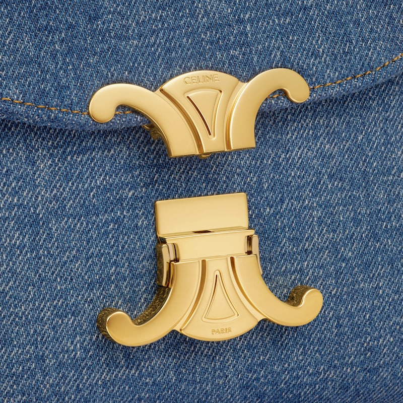 BOLSO TEEN NINO DE DENIM - DENIM / TOSTADO - BOLSOS CON ASA SUPERIOR - 1 | CELINE