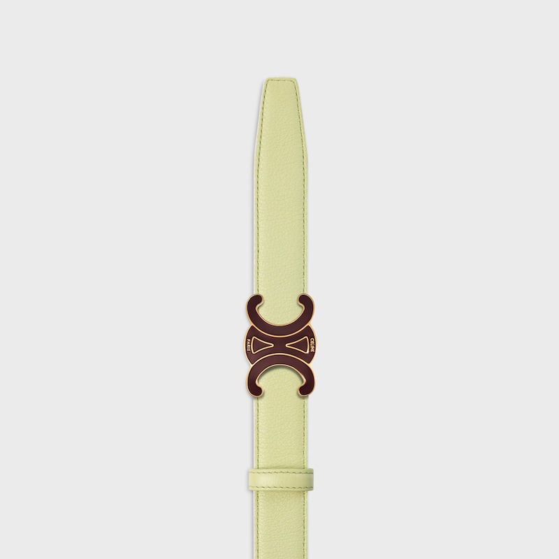 lani&egrave;re de ceinture r&eacute;versible 25MM Veau lisse et veau grain&eacute; -  -  - 1 | CELINE