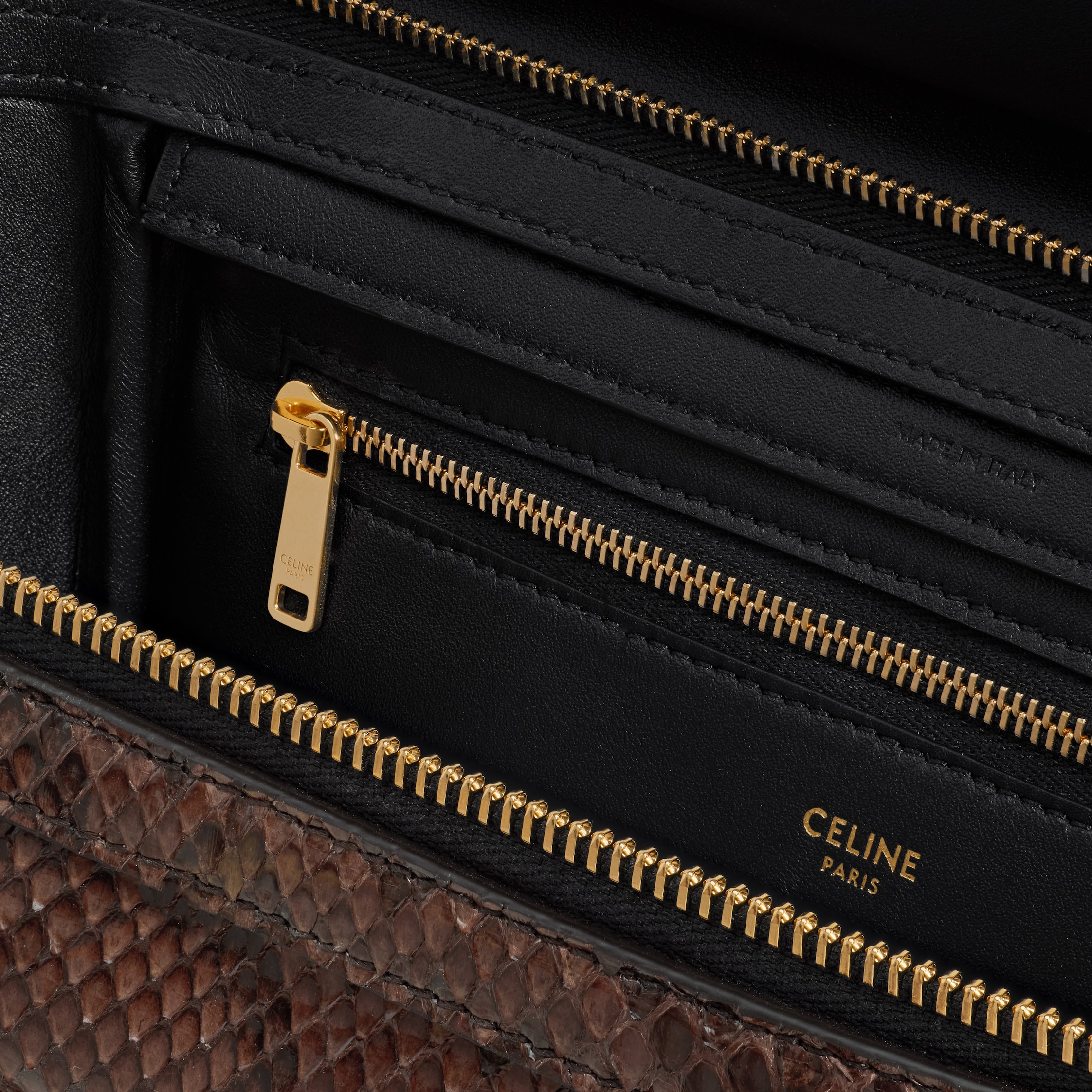 LITTLE LUGGAGE IN PYTHON - HICKORY | CELINE