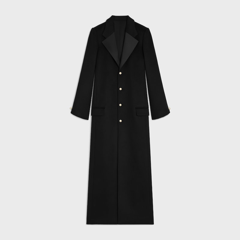 tux coat IN cashmere - BLACK -  - 1 | CELINE