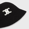 Triomphe cloche beanie in cashmere - BLACK -  - 3 | CELINE