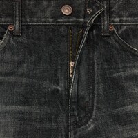 kitty jeans in black ice rinse wash denim - BLACK ICE RINSE -  - 1 | CELINE