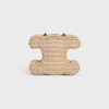 minaudière triomphe in WICKER AND NATURAL CALFSKIN - NATURAL / TAN - CROSS-BODY BAGS - 1 | CELINE