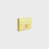 Small Flap Wallet TRIOMPHE IN Shiny calfskin - CITRUS - NEW - 3 | CELINE