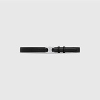 Medium 25MM Triomphe Belt IN Taurillon Leather - BLACK -  - 2 | CELINE