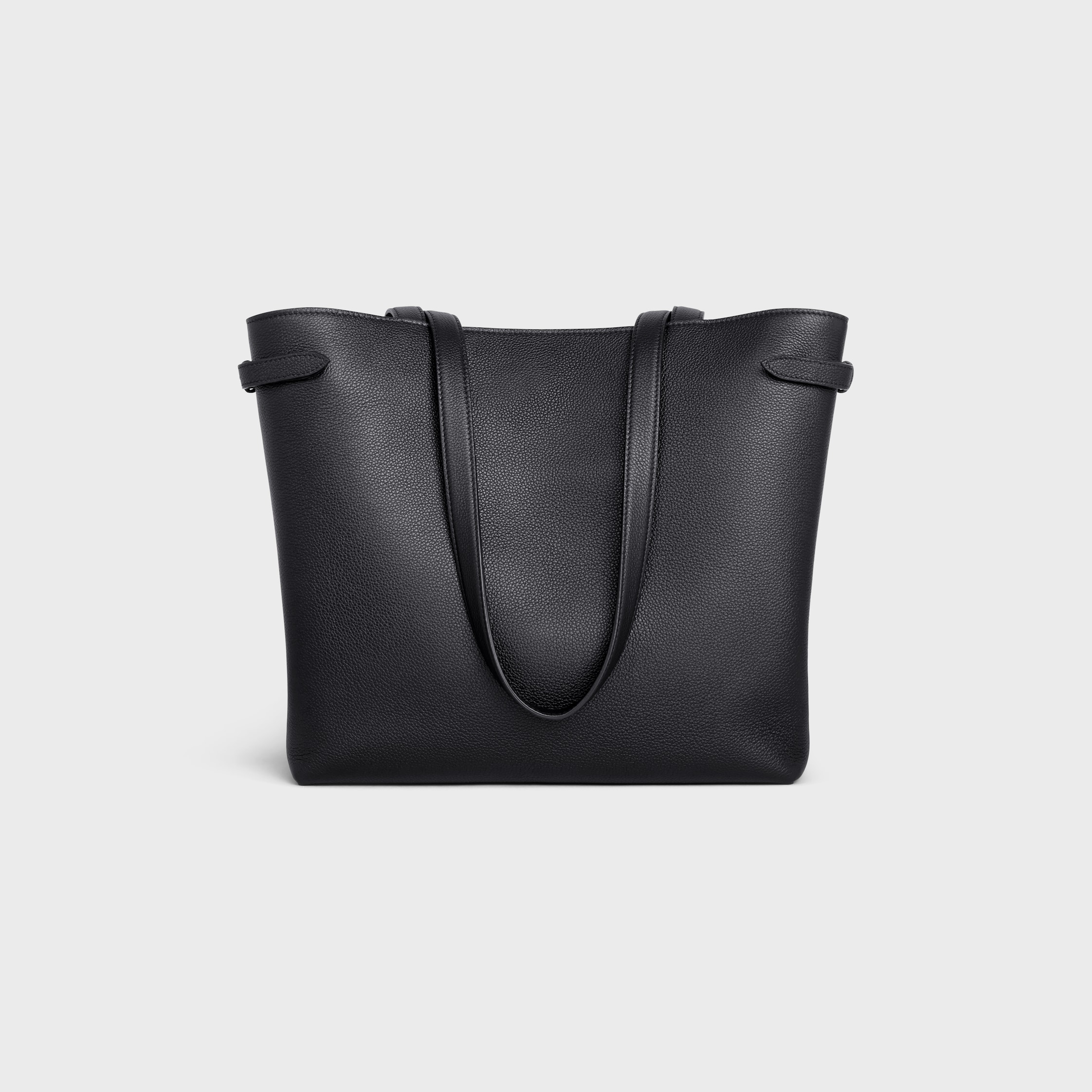 希少◆入手困難【CELINE】ミニ カバ Anais Cuir Triomphe black MINI CABAS ANAIS CUIR TRIOMPHE in Grained calfskin - BLACK