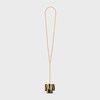 Celine Nevelson Project Necklace Vermeil and Oak Wood - GOLD / BLACK - NECKLACES - 1 | CELINE