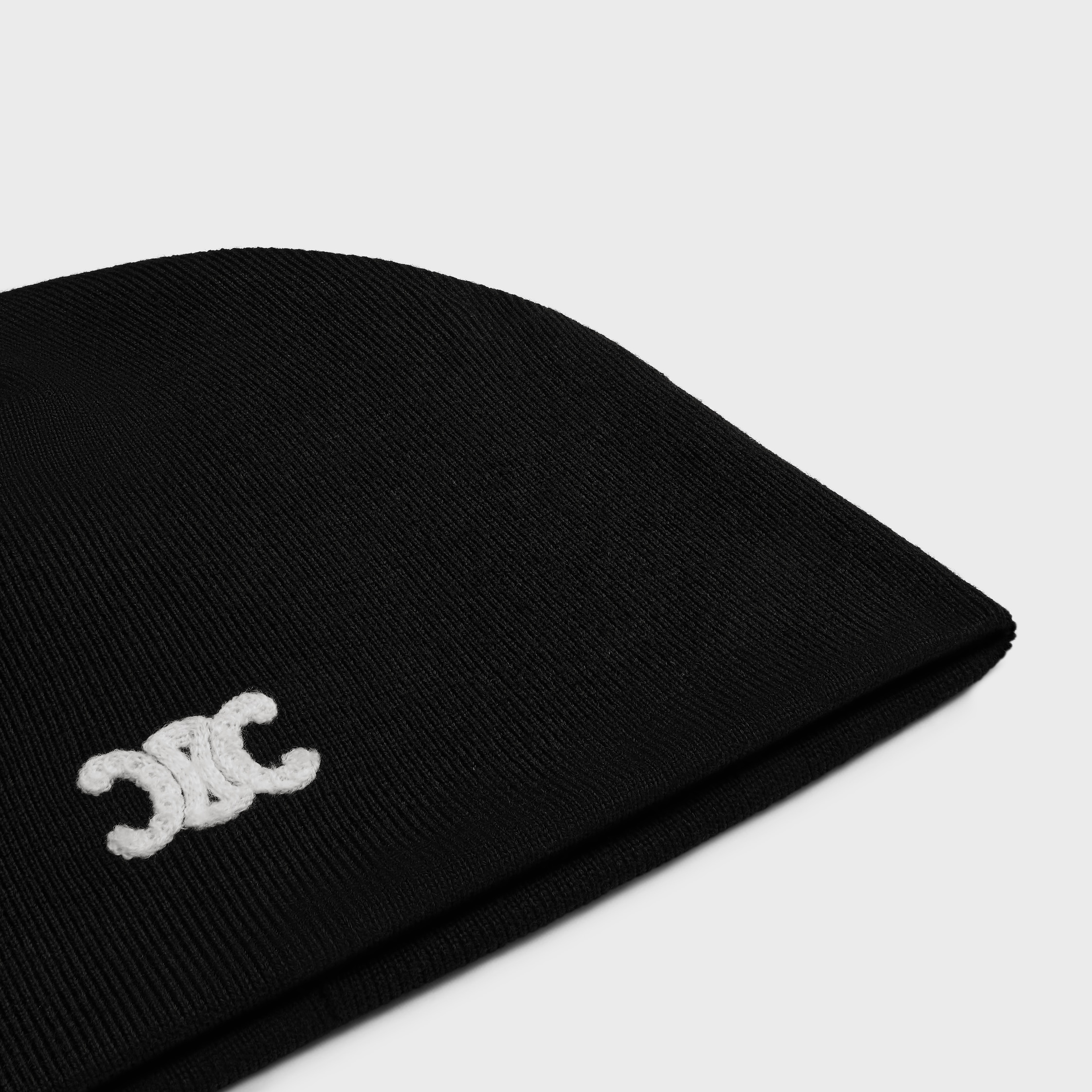 トリオンフ ニット帽 / ウール - ブラック | CELINE