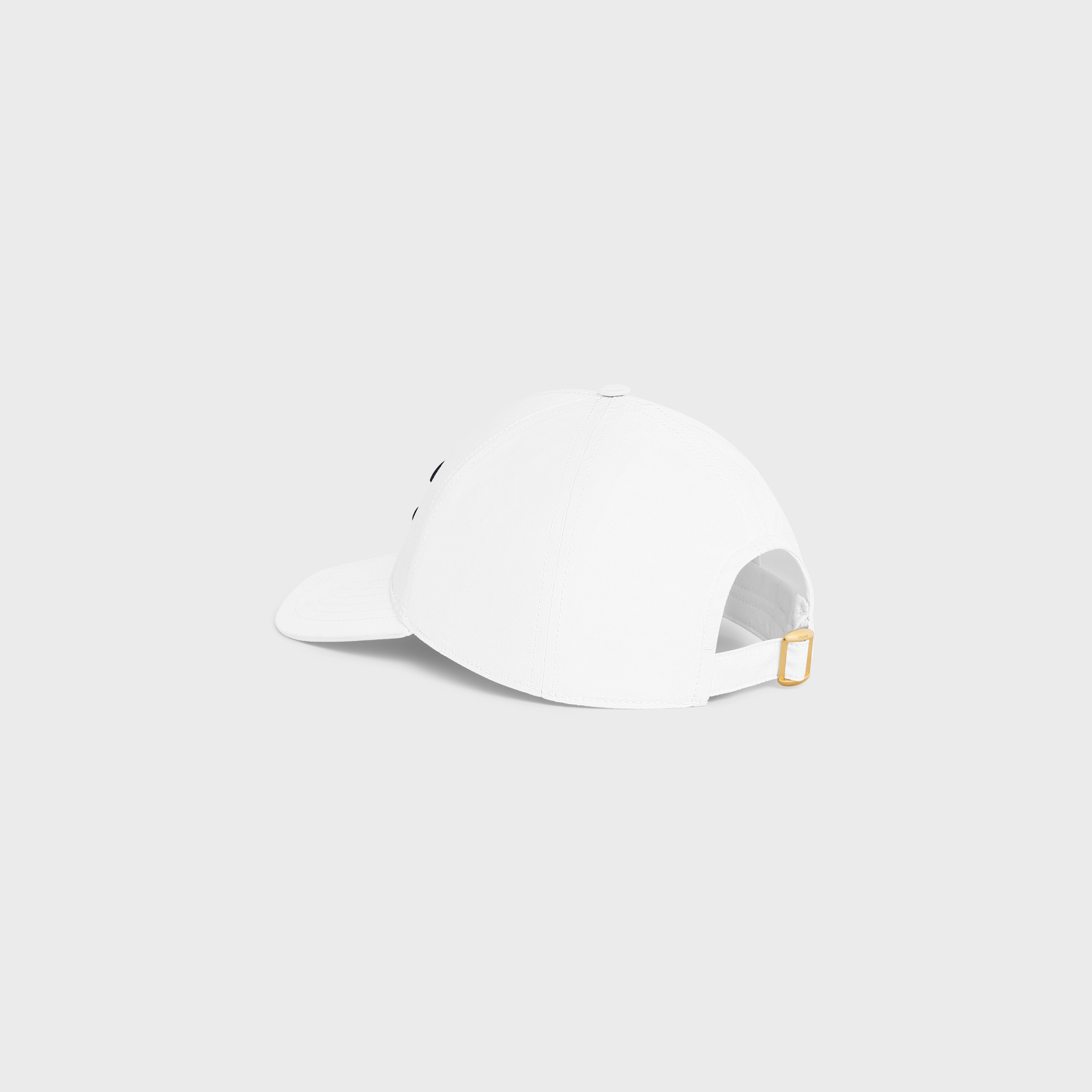 TRIOMPHE BASEBALL CAP IN COTTON - WHITE | CELINE